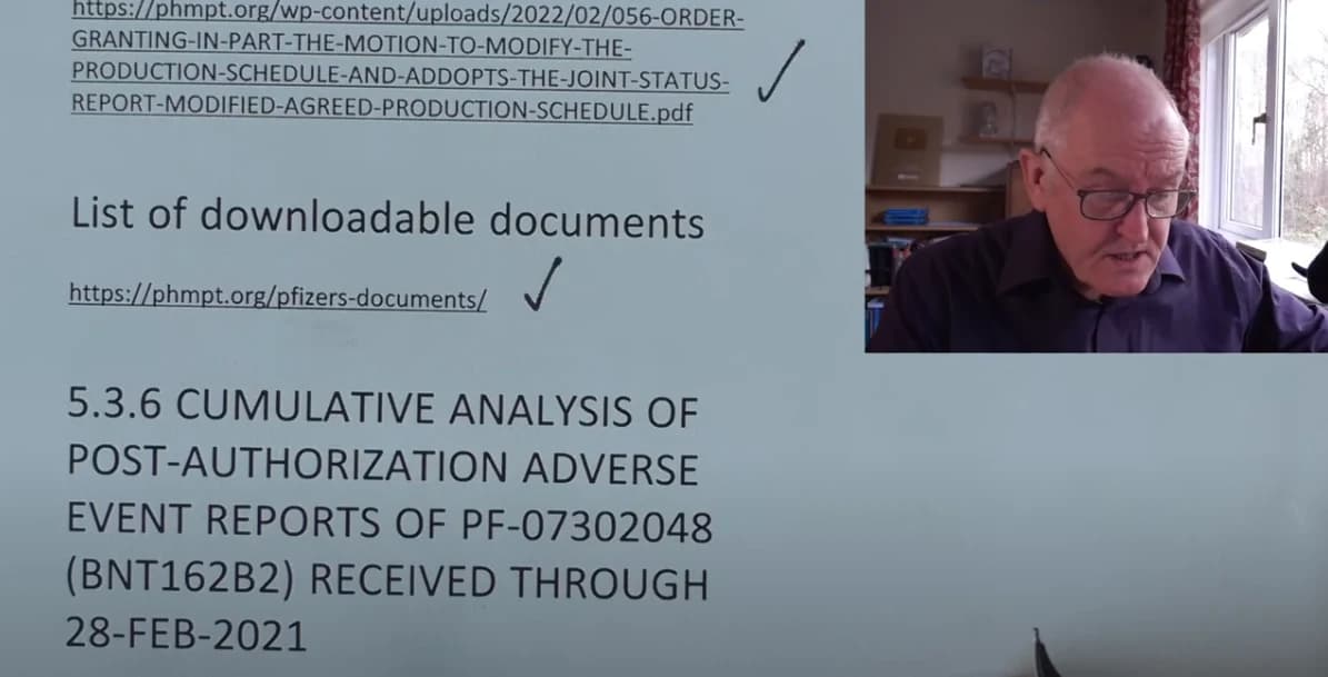 Watch: Dr John Campbell on the Pfizer documents